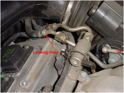 Sửa chữa rò rỉ đường ống nhiên liệu Audi A8 (model 97-99 A8)