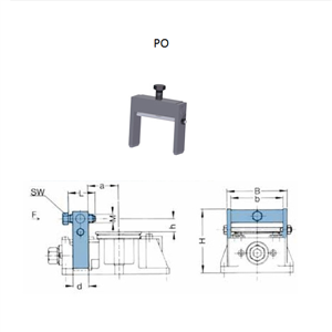 bộ đẩy và hãm vít PO1 FLI