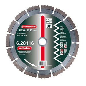 Bộ lưỡi cắt tường 2 X DIA TS 230 X 2.5 X 22.23 MM PROFESSIONAL UNIVERSAL BLADE 628117000
