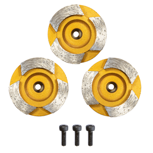 Đá mài bê tông kim cương bộ 3 đá đường kính 44mm 37134000