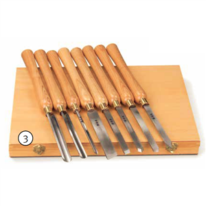 Phụ tùng máy Holzstar 8 part turning tool set 5931011