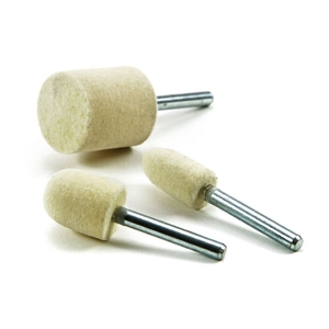 Đá nỉ cà lem côn MINI MAX® merino cốt trục 6mm Ø 15 x 30 mm 10022