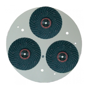 Đế mài với 3 đĩa nhám xếp silicon carbide 229