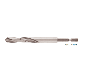 Mũi khoan xoắn chuôi lục giác HSS-G Fully Ground, ¼inch, mũi khía 11040700300