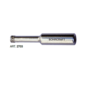 Mũi khoét gạch kim cương  BASIC chuôi tròn 9,5 mm DB-6-27031430006