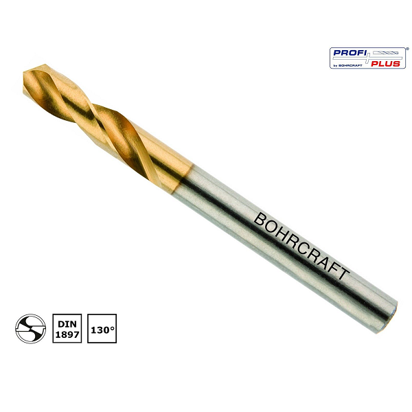 Mũi khoan xoắn DIN 1897 E Typ N TiN PROFI PLUS BC QP